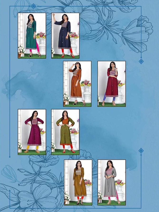 Beauty Queen Blue Bell New Exclusive Wear Designer Fancy Kurti Collection